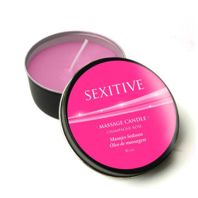 Massage Candle Champagne Rose gel masaje intimo sexual sexshop SEXI...