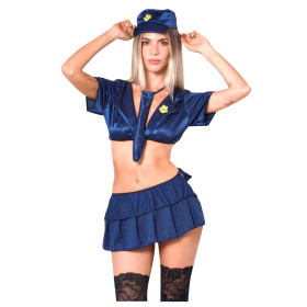Disfraz de Policía Erótica de Malena sexshop ¿Te gusta jugar a poli...