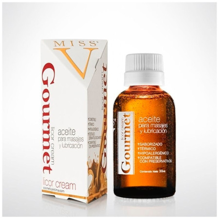 Aceite Gourmet Licor De Crema Miss V gel masaje intimo sexual sexsh...