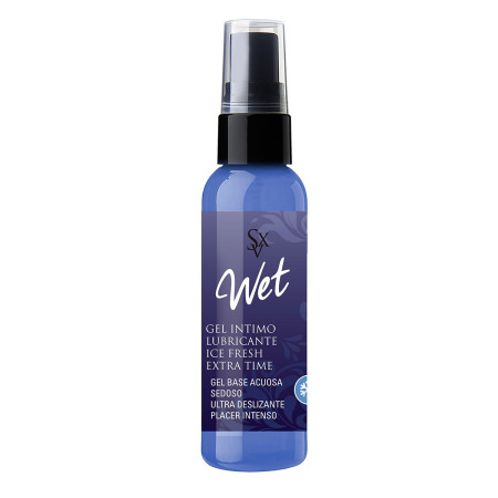 Gel Lubricante Wet Ice Fresh Extra Time Retardante – 75 ml gel masa...