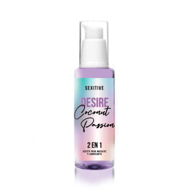Aceite y lubricante Desire Coconut – 60 ml gel masaje intimo sexual...