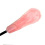 Fusta Azotadora De Cuero con Peluche Rosa cuero sadomasoquismo bond...