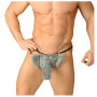 Tanga Less Masculina Elefantito de Peluche Gris Pasionel
