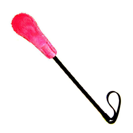Fusta Azotadora De Cuero con Peluche Rosa sexshop Despierta tus ins...