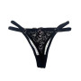 Colaless de Encaje Regulable Negra Sexitive
