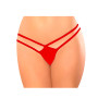 Micro Tanga Opaca 2 Tiras Roja Pasionel