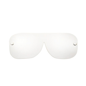 Antifaz Ciego Símil Cuero Blanco