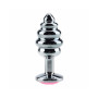 Plug Anal Waves de Acero Pequeño Perla Rosa
