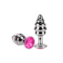 Plug Anal Waves de Acero Pequeño Perla Rosa