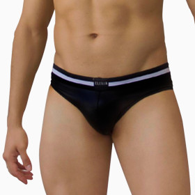 Tanga Slip Masculina Engomada con Abertura Elixir