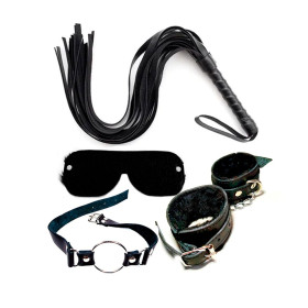 Kit Bondage BDSM 7 Piezas Negro sexshop Iníciate en el maravilloso ...
