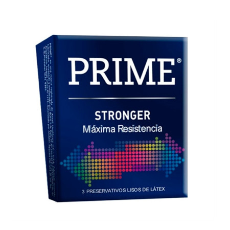 Preservativos Stronger x3 Máxima Resistencia Prime