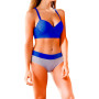 Conjunto Deportivo Top y Panty Azul Francia Talle 1 Tiento Lingerie