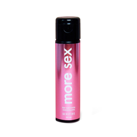 Gel Lubricante Íntimo Saborizado More Sex Chocolate 50ml  Sexitive