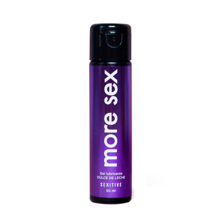 Gel Lubricante Íntimo Saborizado More Sex Dulce de Leche 50ml  Sexitive