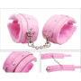Esposas con Peluche Cadena y Mosquetón Rosa
