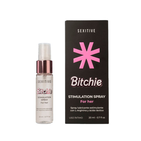 Spray Lubricante Multi Orgasmico Femenino - Bitchie 20 ml Sexitive