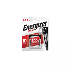 Baterias Pilas Energizer Max AAA Pack x 4