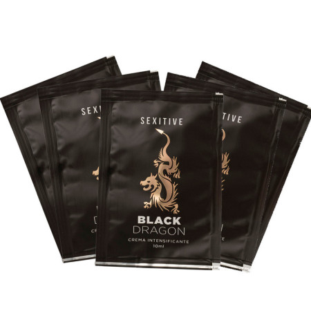 PacK Pouch Crema Intensificante Black Dragon – 5 Unidades